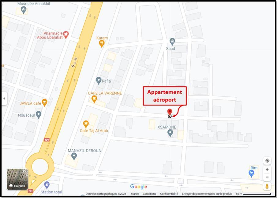 Appartement Aeroport Casablanca Nouaceur Екстер'єр фото